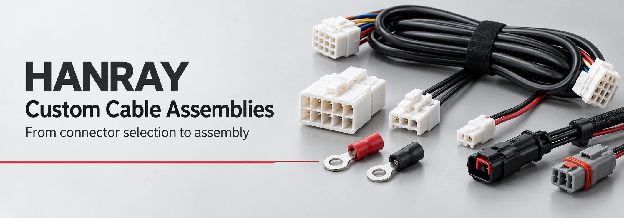 Custom Cable Assemblies · AI concept illustration
